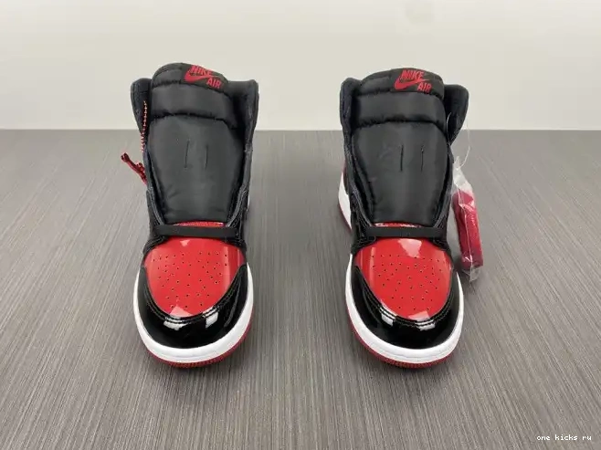 Rep Bred 1 Patent OG High 555088-063 Air Jordan 0510